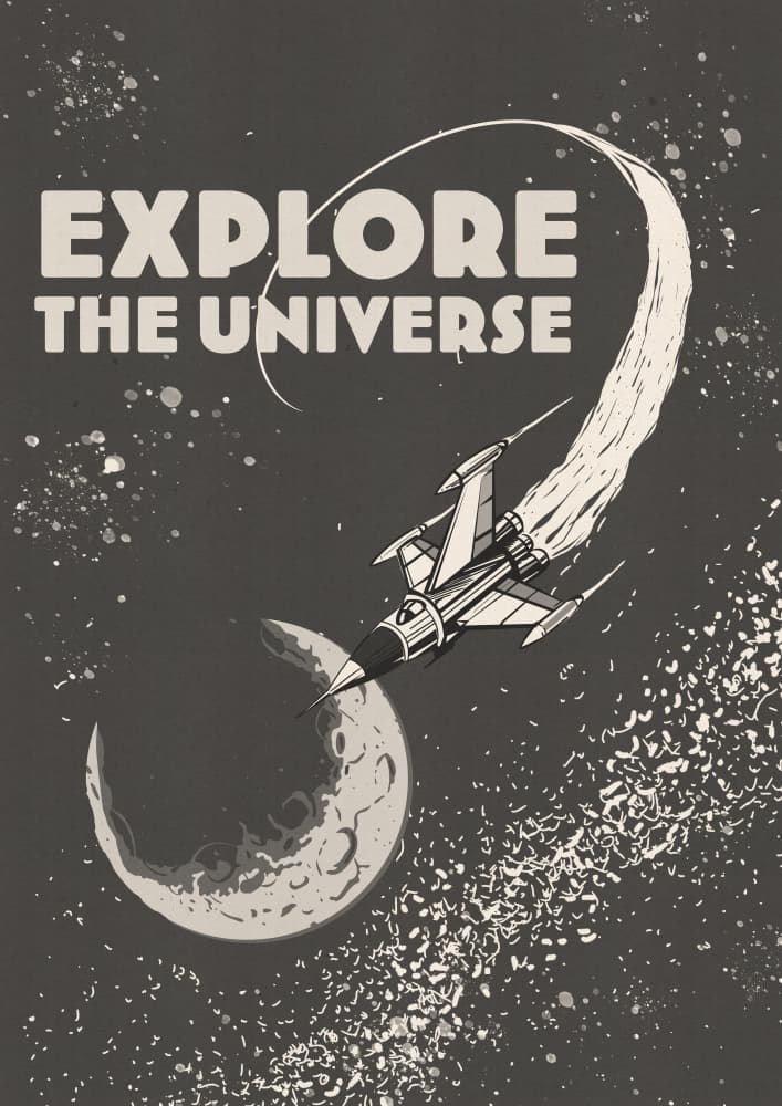 Explore The Universe by Nicholas — canvas wall art