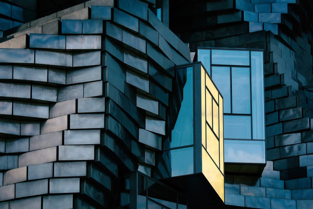 Sleek Urban Geometry by Hans-Wolfgang Hawerkamp — canvas wall art