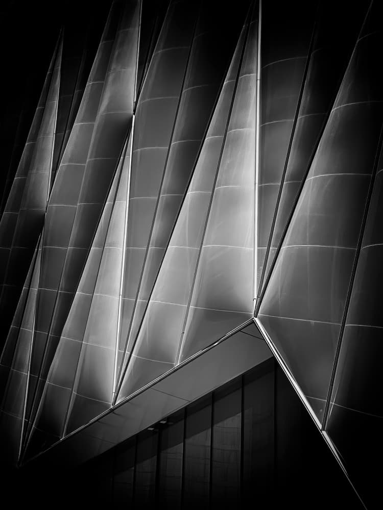 Sharp Urban Geometry by Raffi Bashlian — canvas wall art