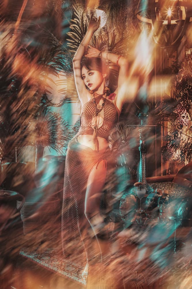 Mystical Tropic Dancer by KOIKI — canvas wall art