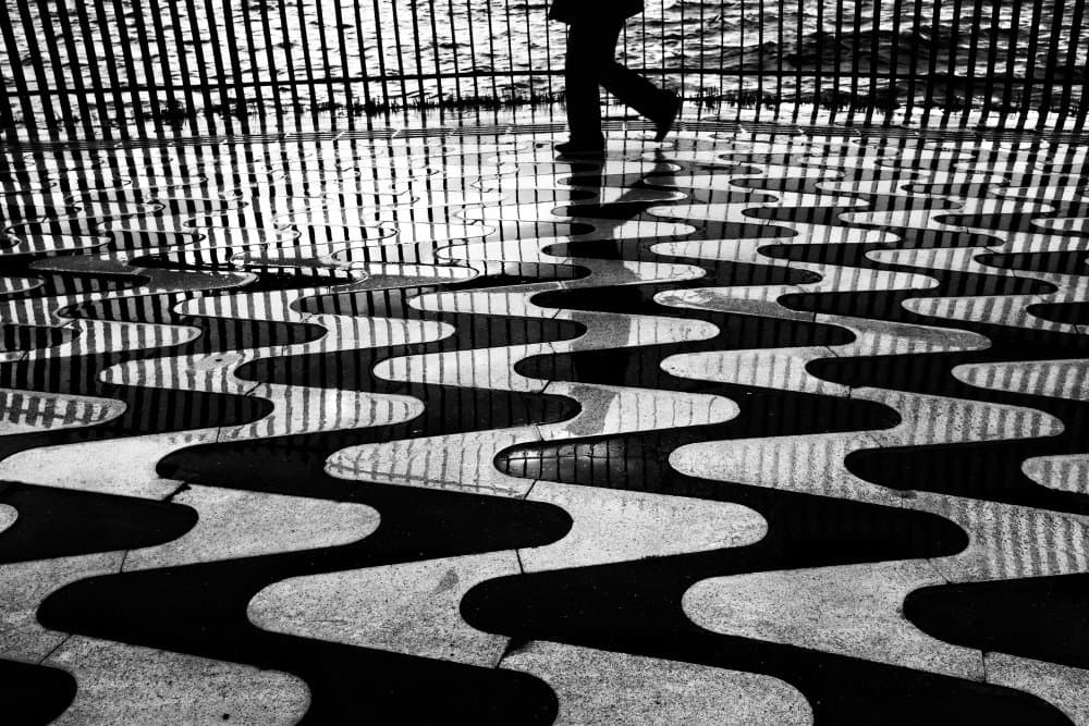 Shadows and Patterns by Ali Ayer — canvas wall art