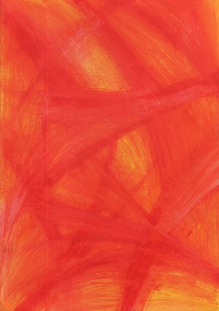 Vibrant Red Orange Abstract by Kulik — canvas wall art