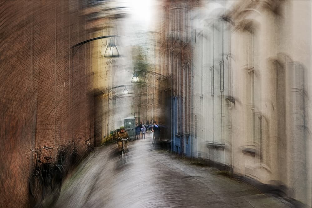 Dynamic City Motion by Jan van der Linden — canvas wall art