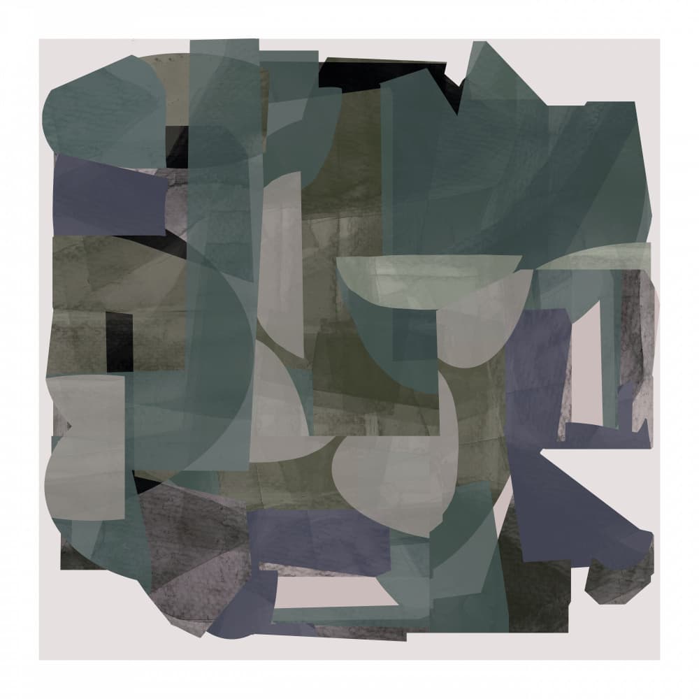 Abstract Geometric Layers by cartissi — canvas wall art