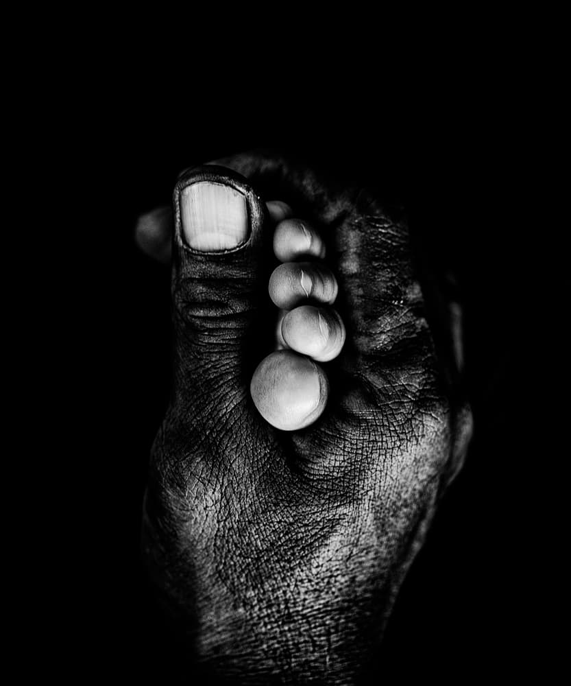 Aged Hand Detail by Andi Halil — canvas wall art