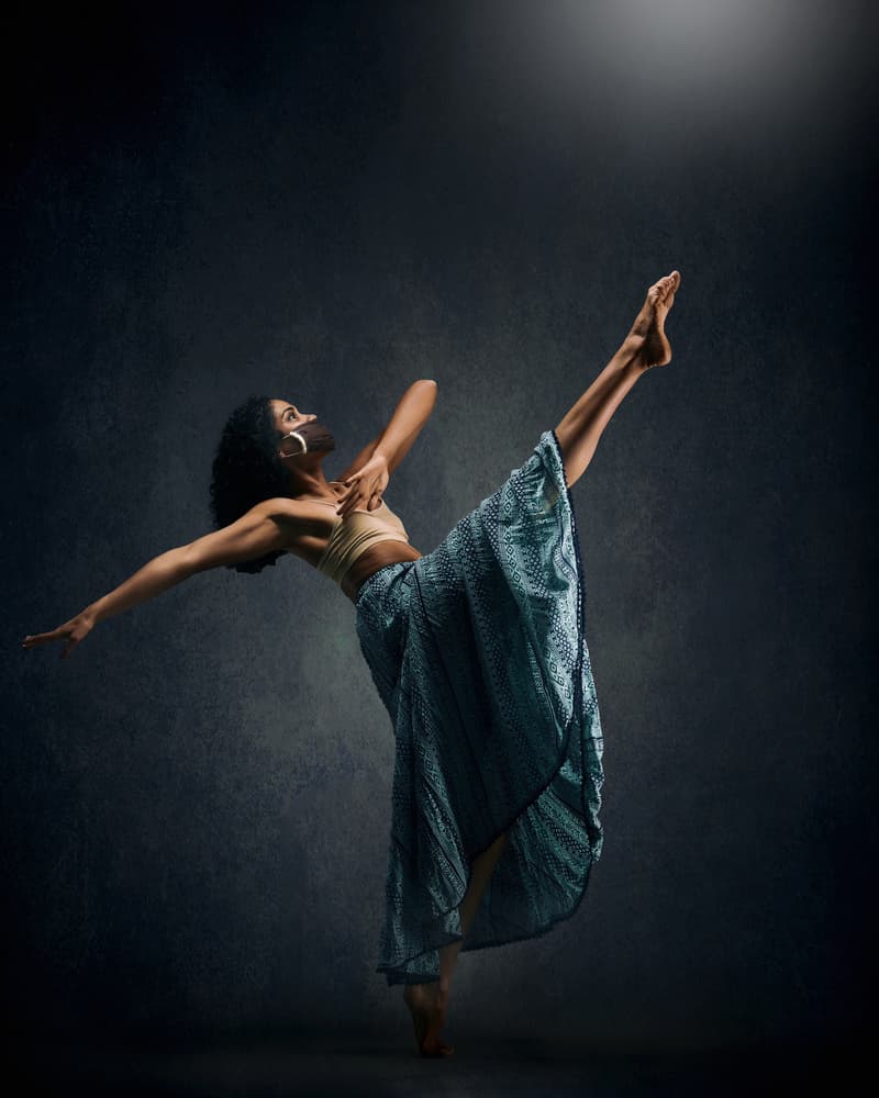 Graceful Dance Movement by Rob Li — canvas wall art