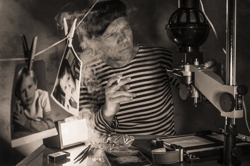 Vintage Darkroom Memories by Viktor Cherkasov — canvas wall art
