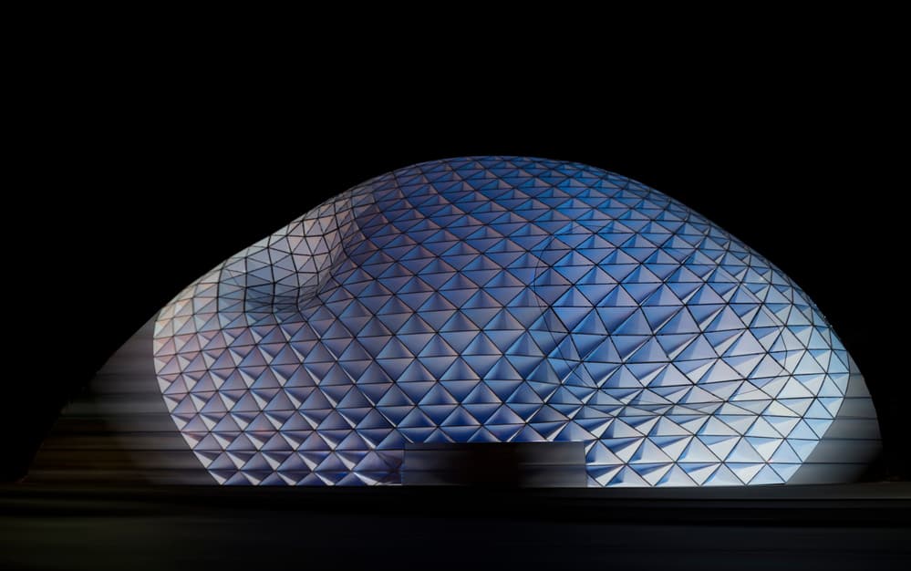Illuminated Geometric Structure by Greetje van Son — canvas wall art