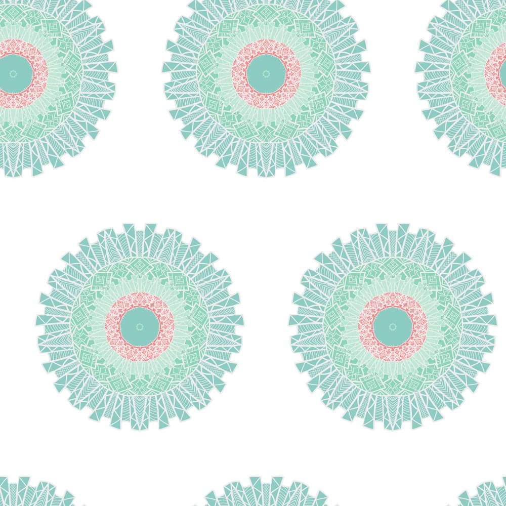 Delicate Pastel Mandalas by Marika Barsrsind β canvas wall art