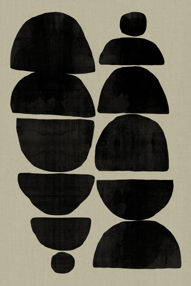 Balanced Modern Geometry by cartissi — canvas wall art