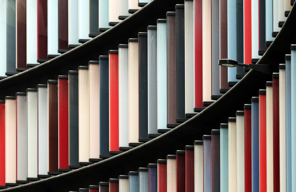 Vibrant Curved Facade by Hans-Wolfgang Hawerkamp — canvas wall art