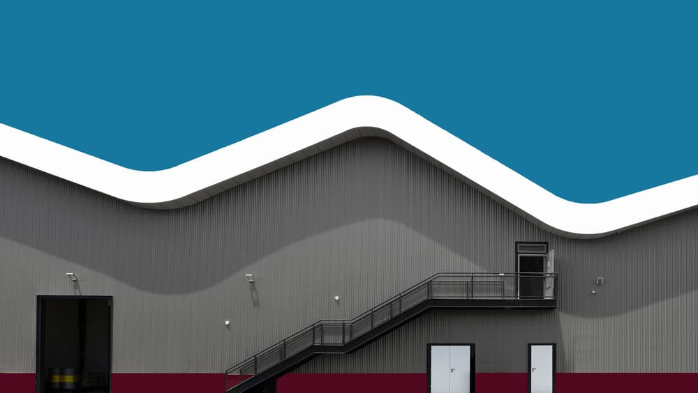 Wavy Modern Architecture by Arnon Orbach — canvas wall art