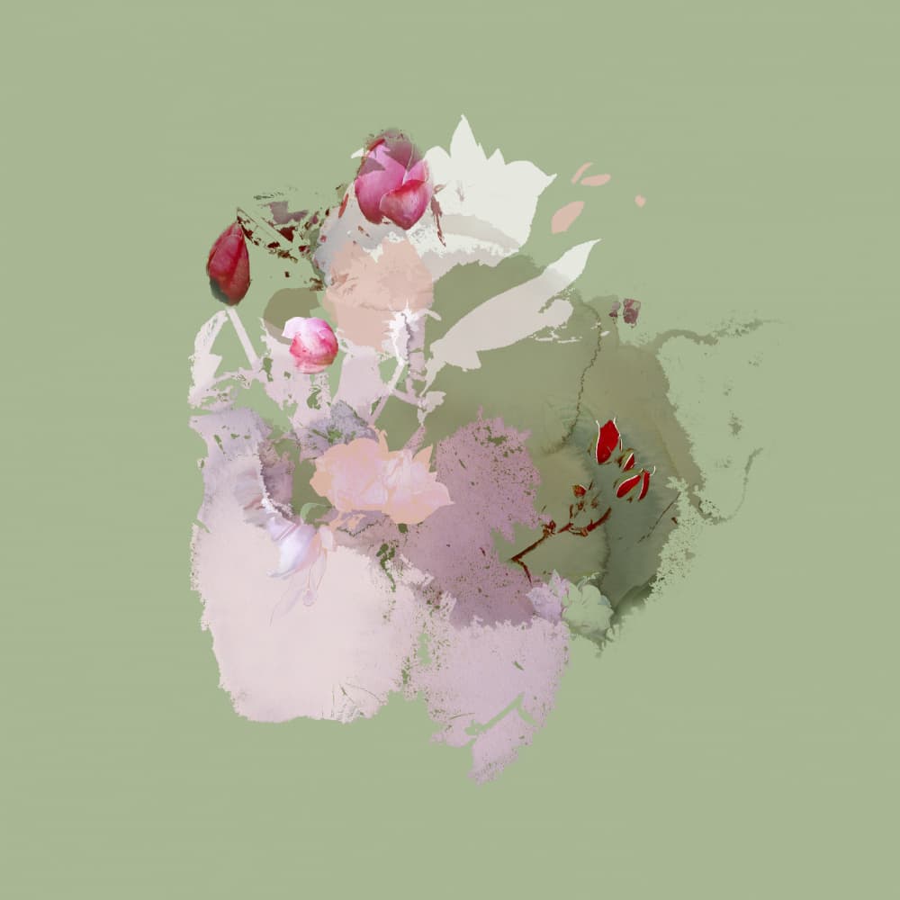 Dreamy Pink Florals by Miriam Stayte — canvas wall art