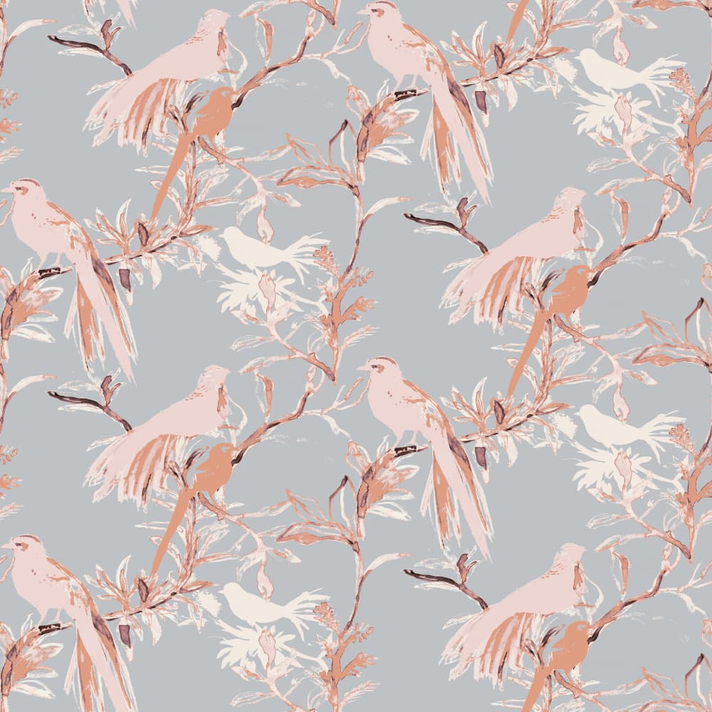 Tranquil Birds and Branches by Gemma Bardot — canvas wall art