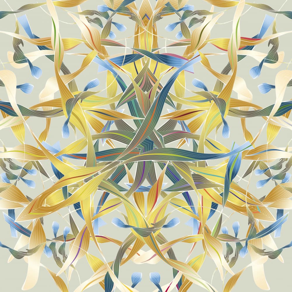 Vibrant Botanical Flow by Angelo Cerantola — canvas wall art