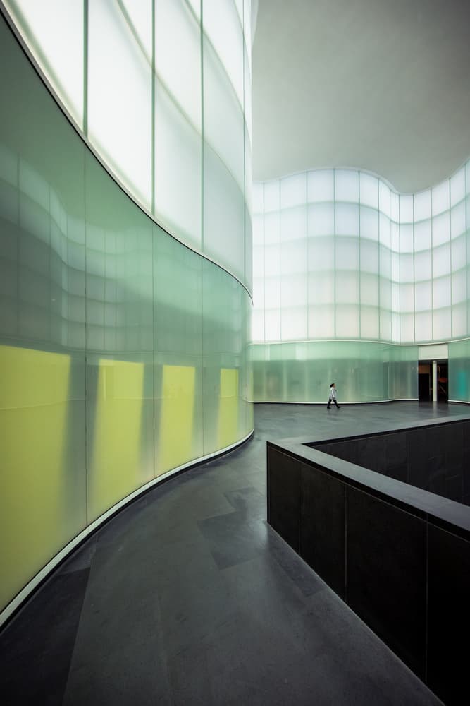 Luminous Curved Walls by Marco Tagliarino — canvas wall art