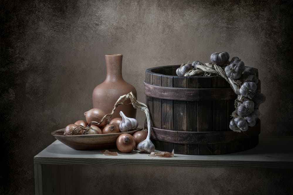 Rustic Kitchen Harvest by Margareth Perfoncio — canvas wall art