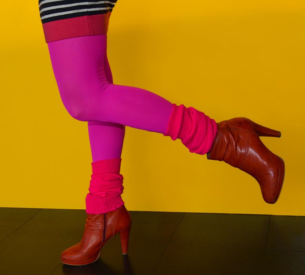 Vibrant Pink Fashion Legs by Peter Hammer — canvas wall art