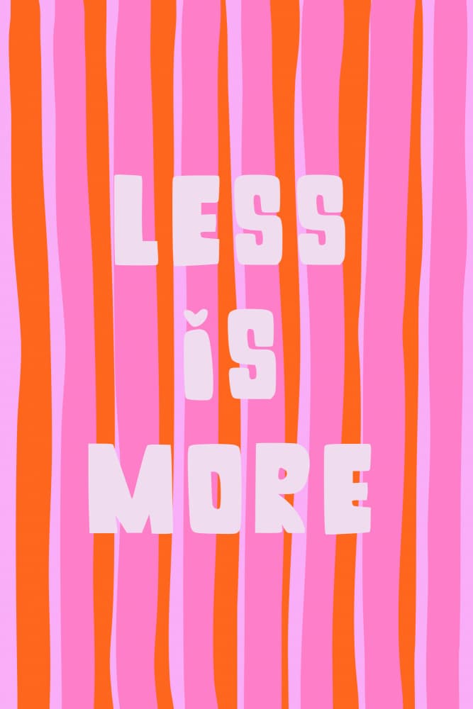 Vibrant Less Is More by Treechild — canvas wall art