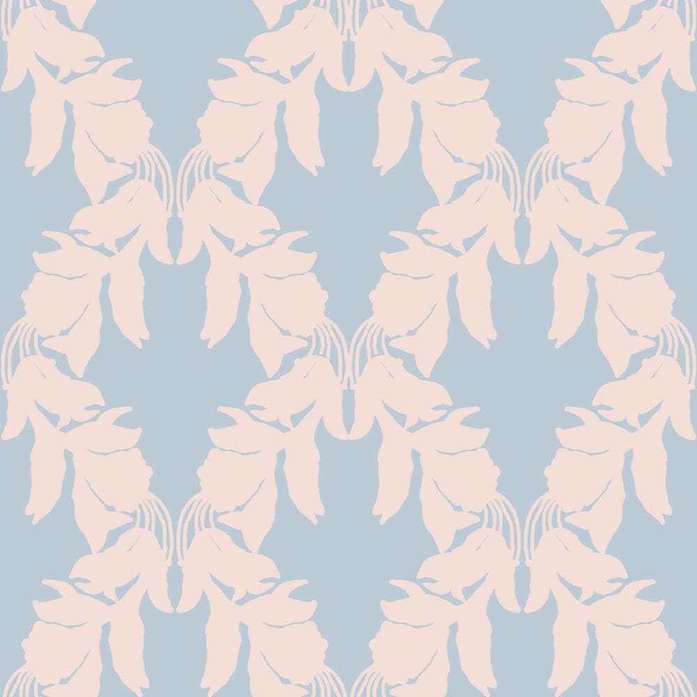 Elegant Orchid Pattern by Gemma Bardot — canvas wall art