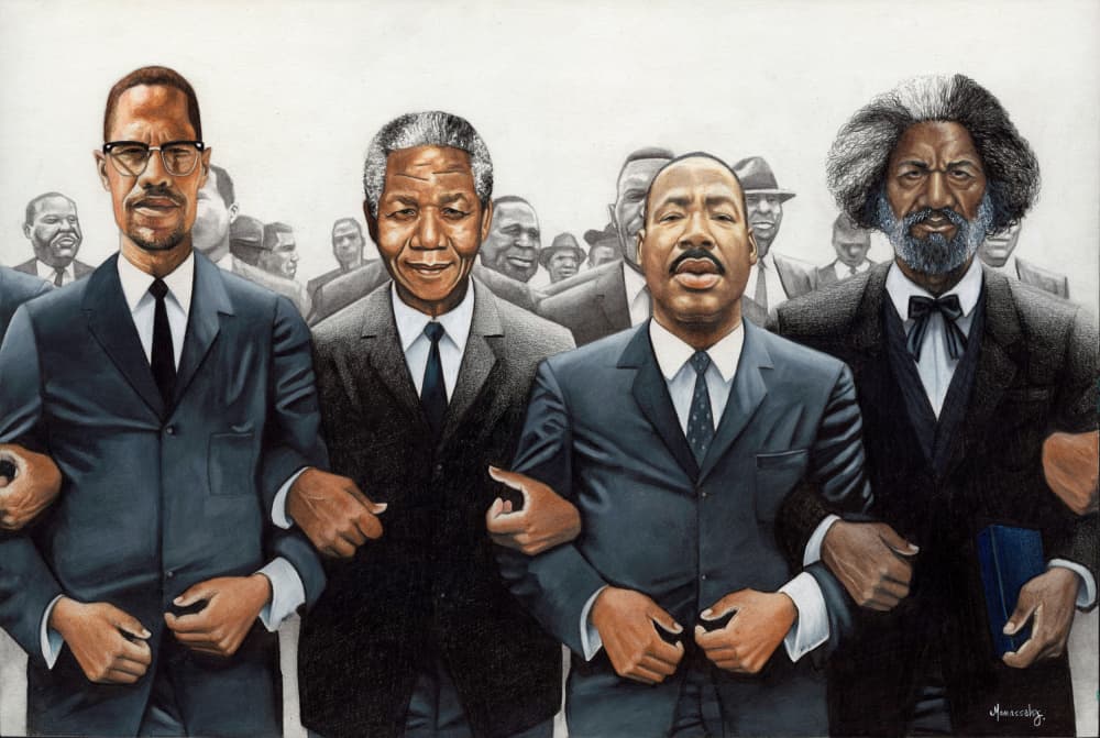 Iconic Civil Rights March by Manasseh Johnson Sr. — canvas wall art