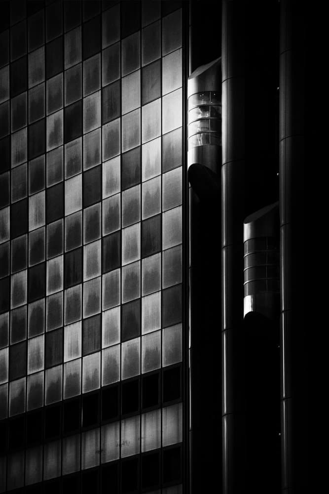 Modern Architectural Grid by Antonio Grambone — canvas wall art