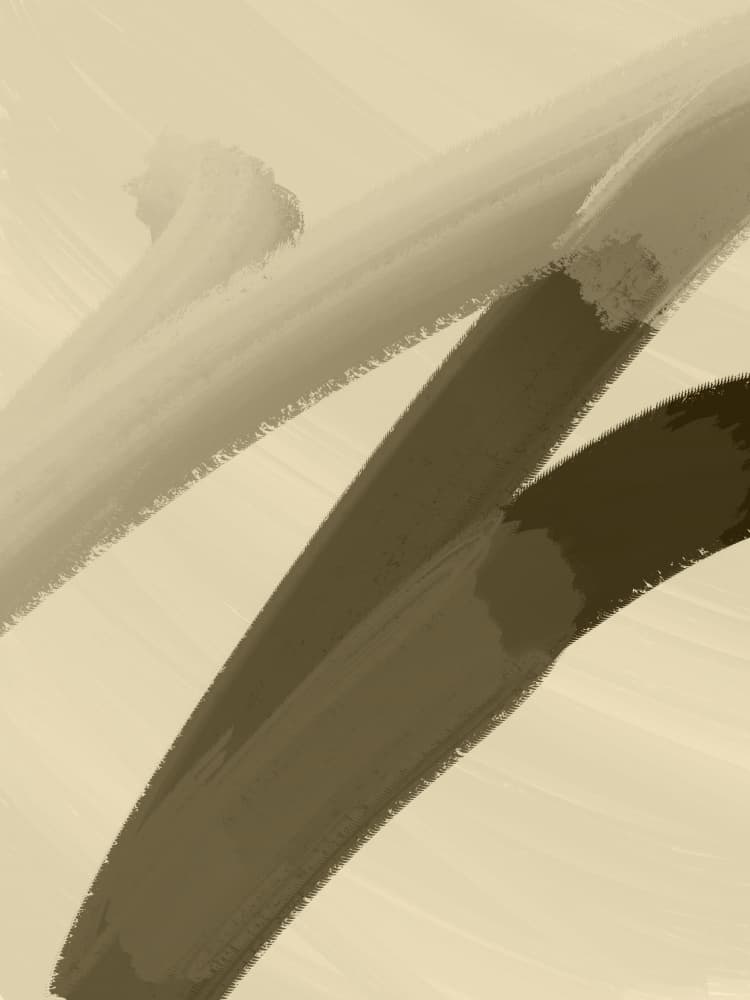 Earthy Brushstroke Flow by Yuli Saputra — canvas wall art