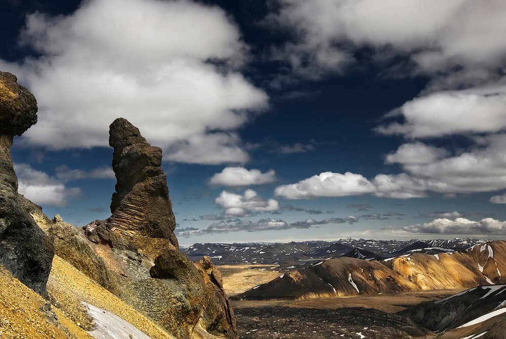 Dramatic Volcanic Formations by Bragi Ingibergsson - BRIN — canvas wall art