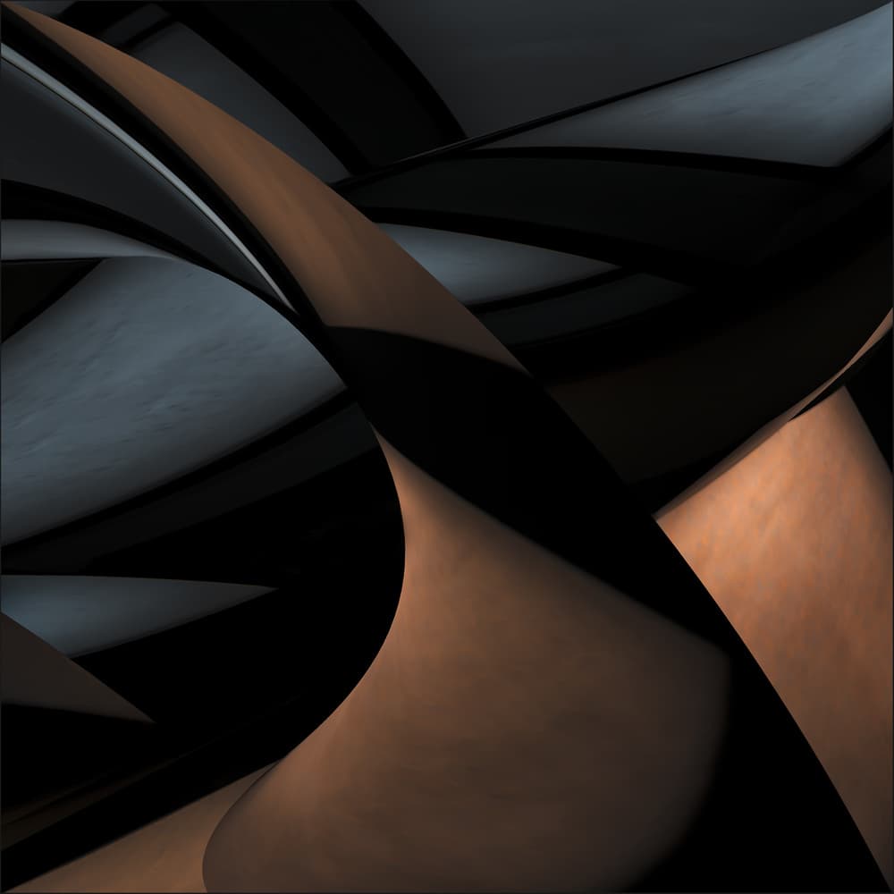 Dark Abstract Flow by Gilbert Claes — canvas wall art