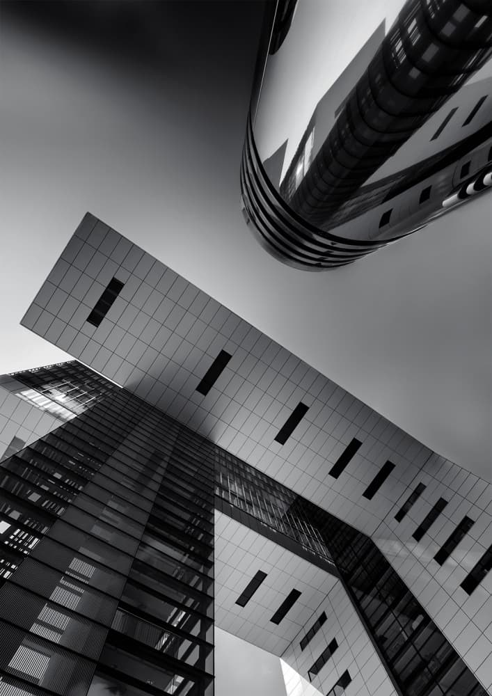 Modern Urban Geometry by Gerard Jonkman — canvas wall art