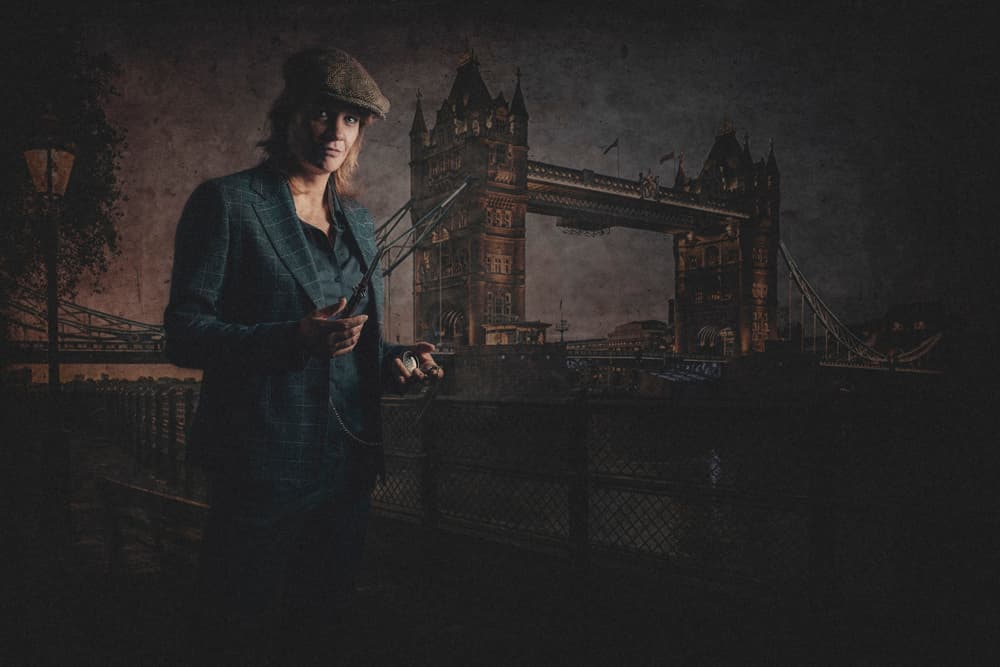 London Mystery Woman by gNo — canvas wall art