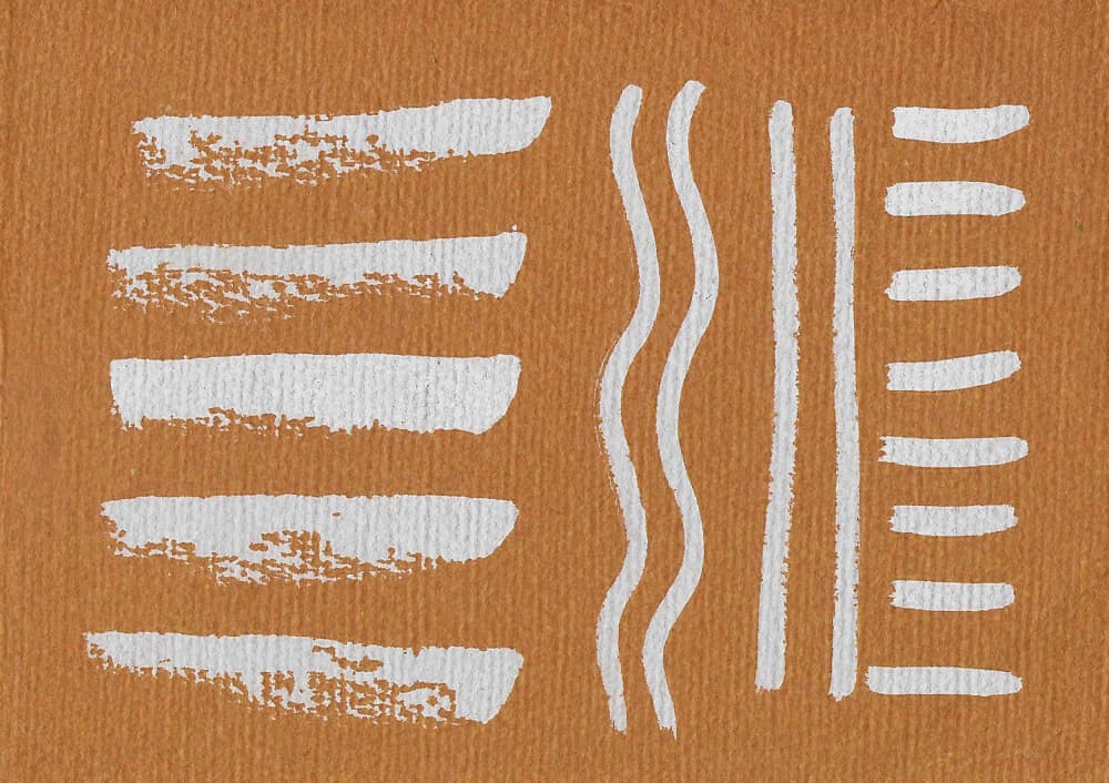 Earthy Abstract Lines by Santhosh ch — canvas wall art