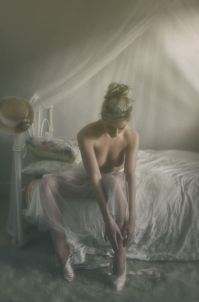 Ballerina Morning Light by kenp — canvas wall art
