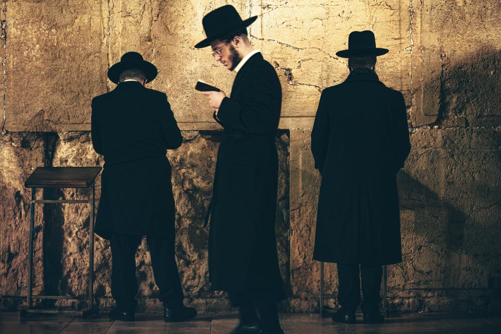 Prayer at Western Wall by Marco Tagliarino — canvas wall art