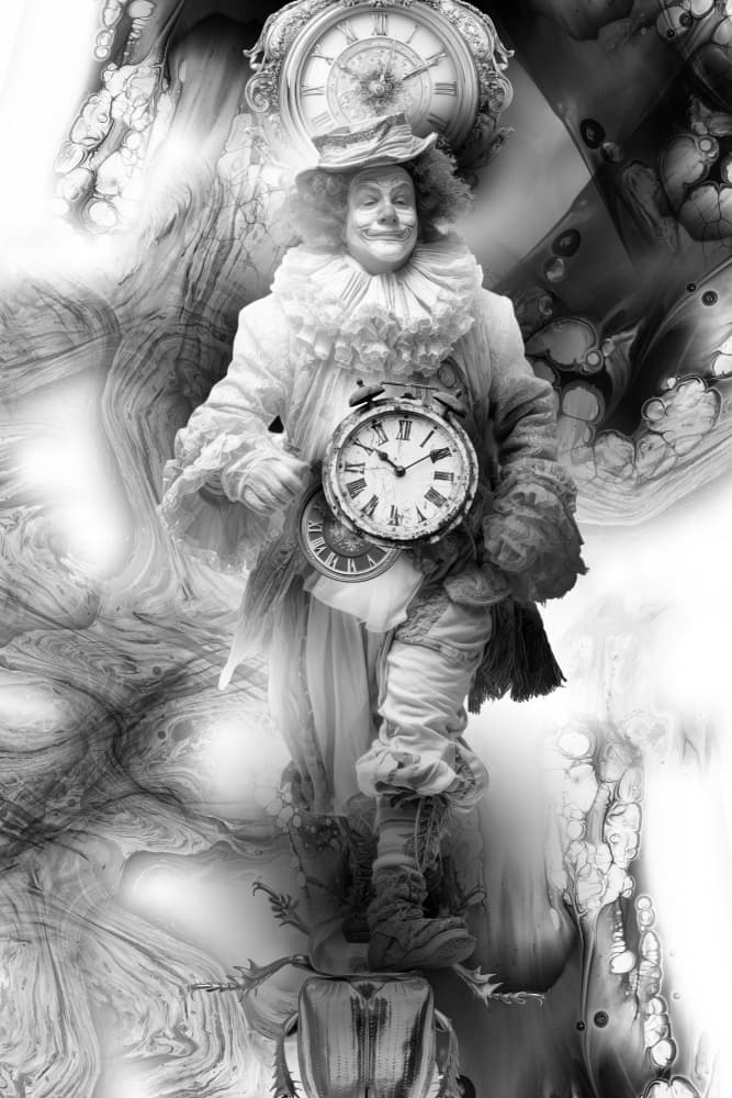 Whimsical Time Keeper by Rafal Kulik — canvas wall art