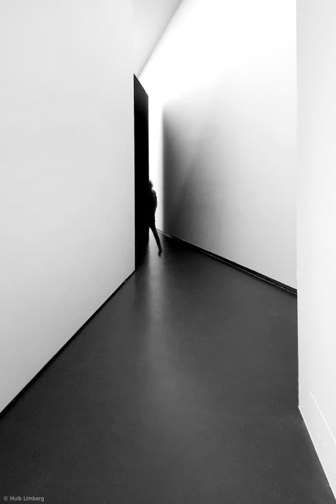 Hallway Silhouette by Huib Limberg — canvas wall art