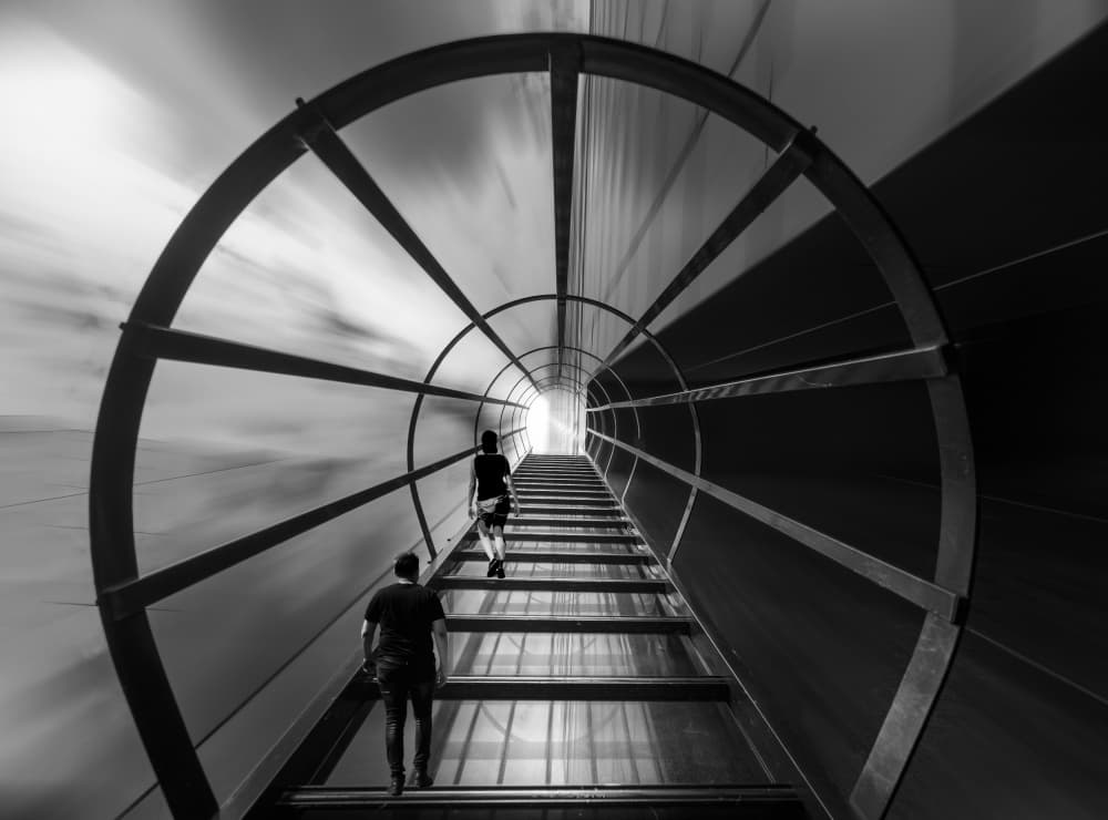 Ascending Towards Light by Greetje van Son — canvas wall art