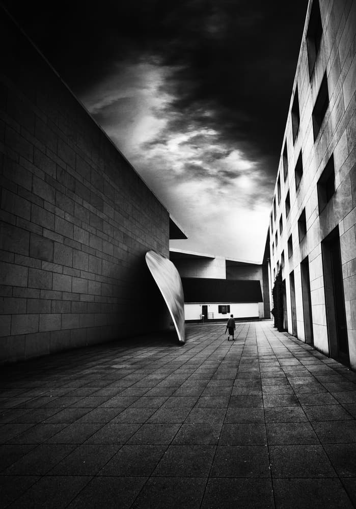 Modern Urban Sky by Ercan Sahin — canvas wall art