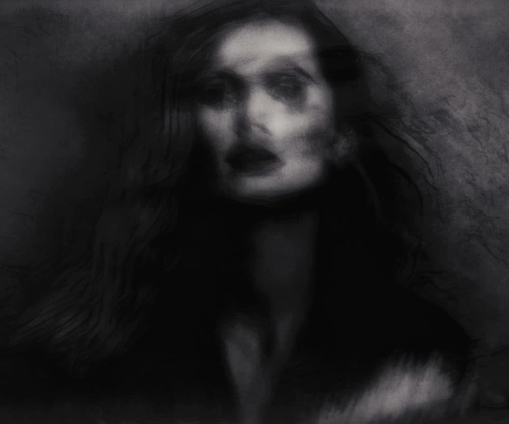 Haunting Woman Portrait by Dalibor Davidovic — canvas wall art