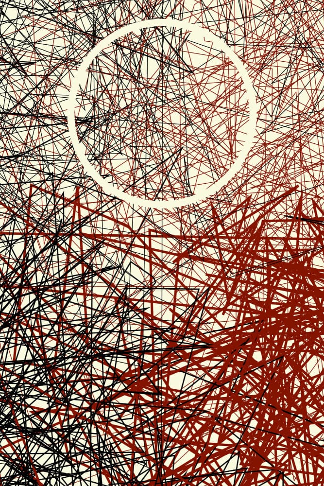 Dynamic Line Circle by Petr Strnad — canvas wall art