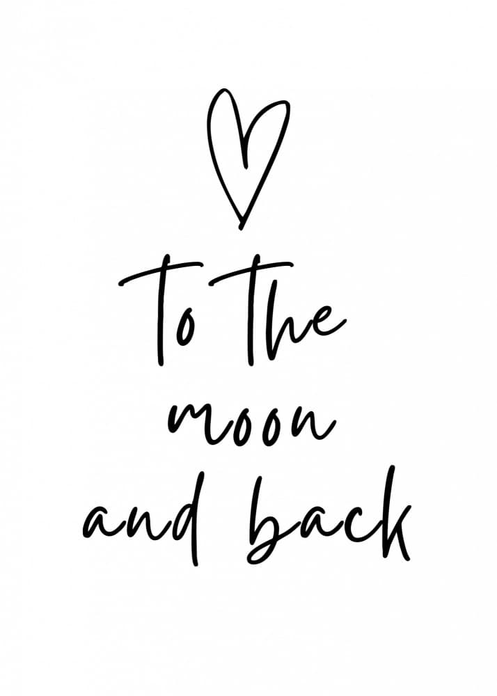 To The Moon And Back by Kristina N. - SoulArt Shop — canvas wall art