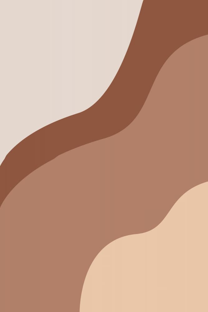 Wavy Earth Tones by Karen Menzenbach — canvas wall art