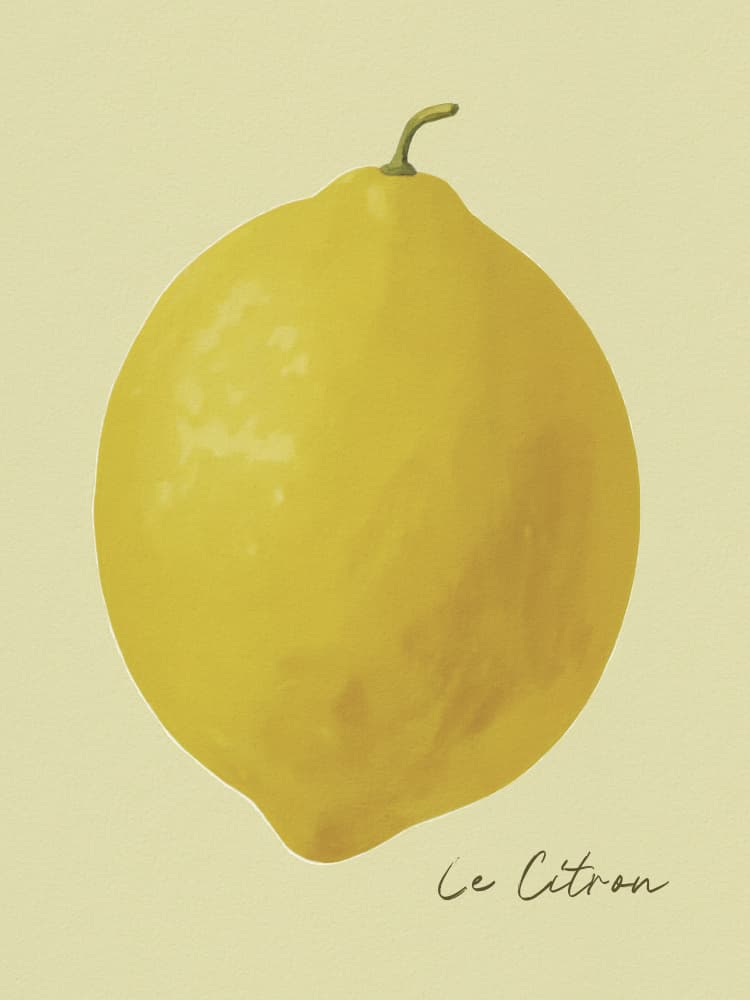 Le Citron by Andreas Magnusson — canvas wall art