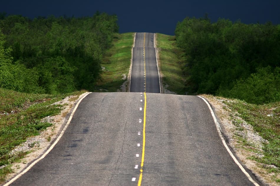 Uphill Journey Ahead by Bror Johansson — canvas wall art