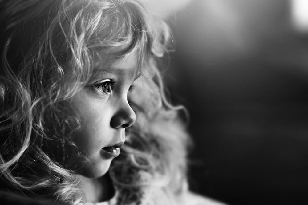 Thoughtful Young Girl by Kapuschinsky — canvas wall art