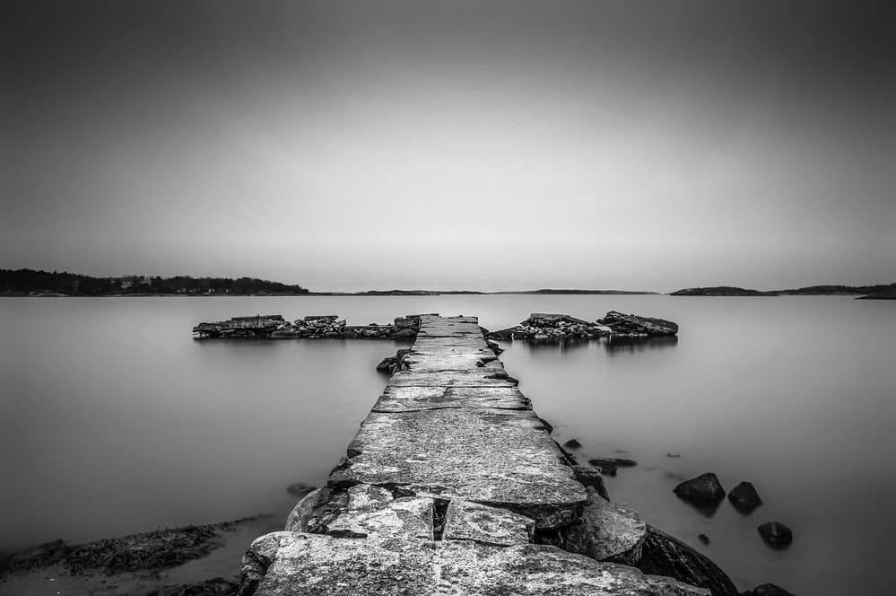 Broken Pier Serenity by Benny Pettersson — canvas wall art