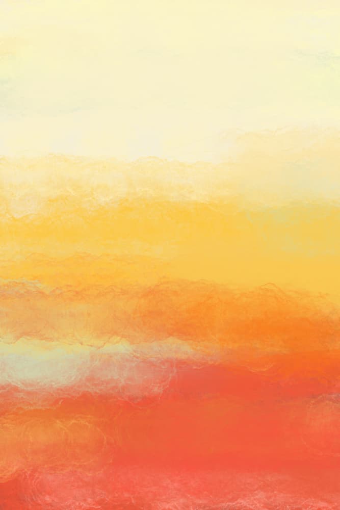 Warm Abstract Sunset by The Whiskey Ginger — canvas wall art