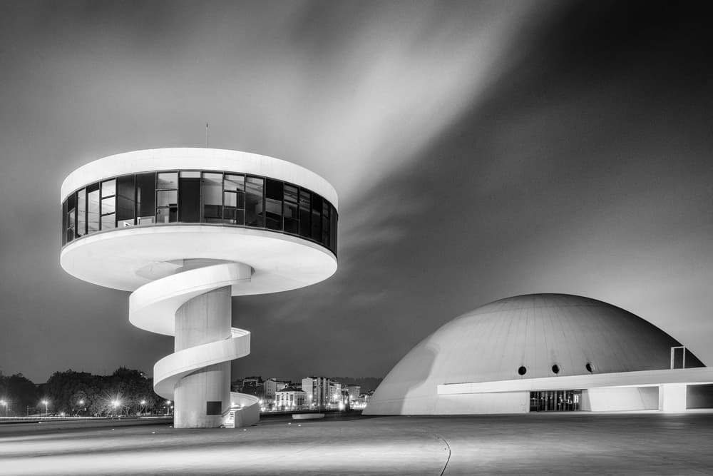 Modern Spiral Architecture by Luc Vangindertael (laGrange) — canvas wall art