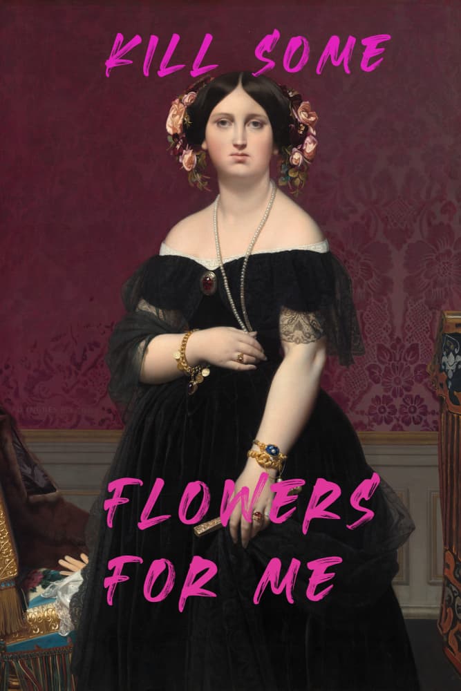 Classic Portrait Pink Slogan by The Art Concept — canvas wall art