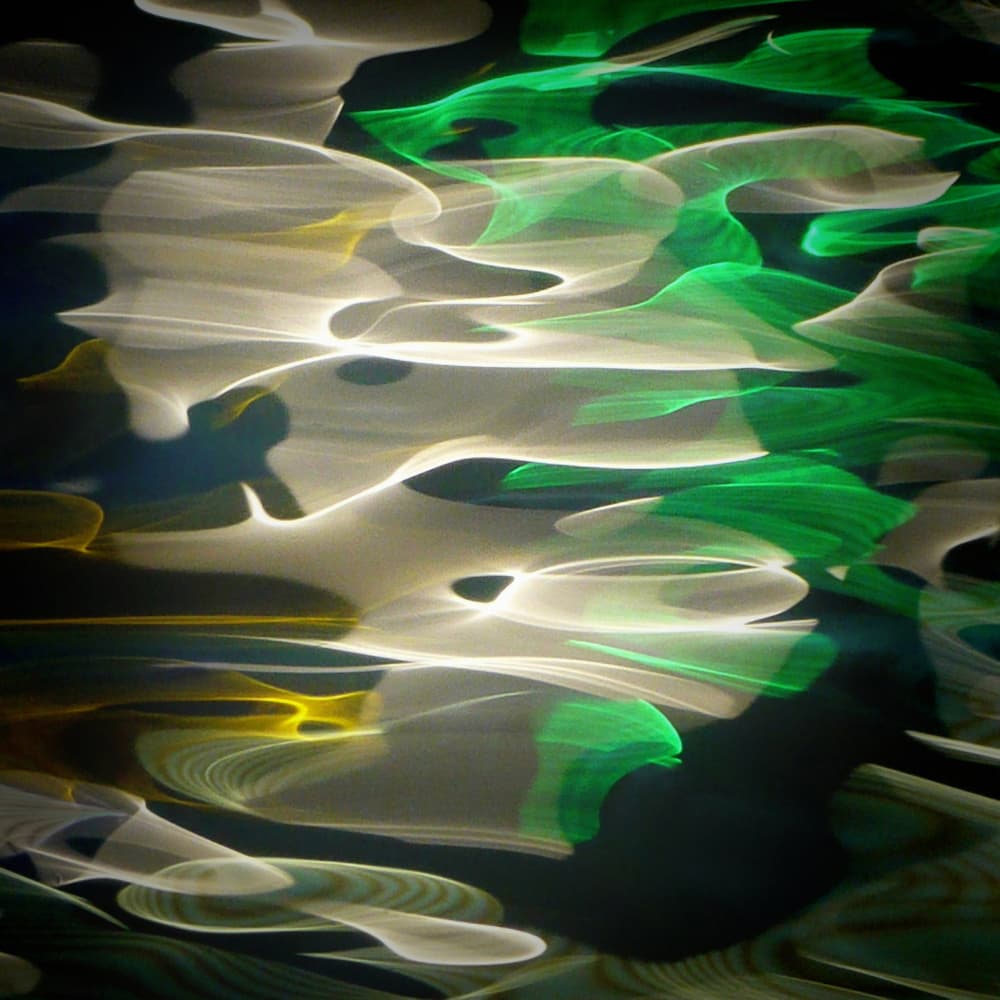 Fluid Light Waves by Lena Weisbek — canvas wall art